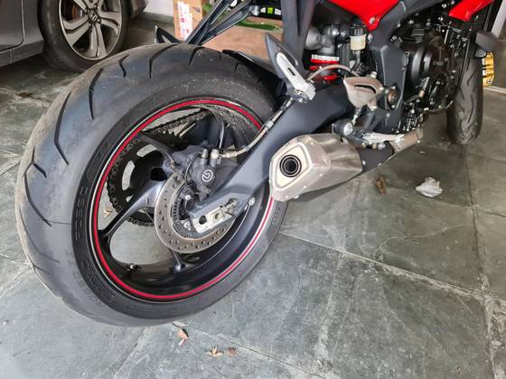 triumph swing arm bolsa