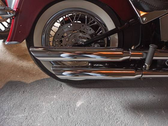 softail stretched bolsas