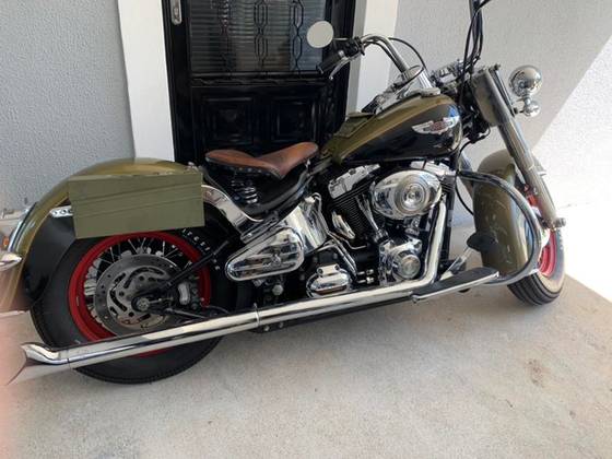 v star 1100 stretched bolsas