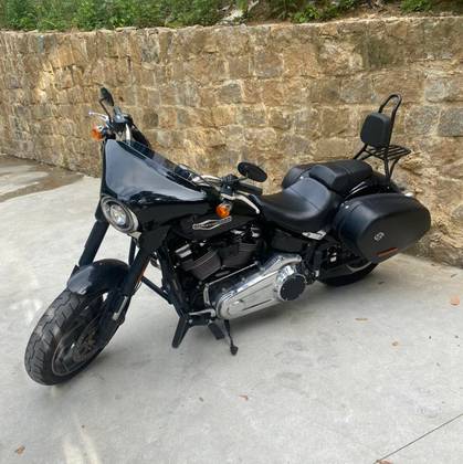 viking bolsas softail slim