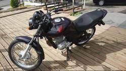 Honda Cg 125 Fan Ks 2012 Preta, KM Motos