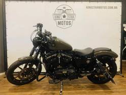 white harley davidson iron 883