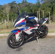 Preto)1:12 BMW s1000rr motos de corrida simulam modelo de