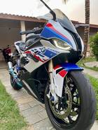 Preto)1:12 BMW s1000rr motos de corrida simulam modelo de