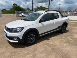 VW - Volkswagen Saveiro Cross 1.6 16v C.D. Prata 2021 - Corumbá