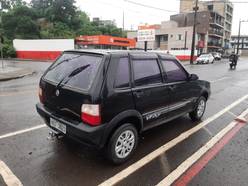 Fiat Uno Mille Fire Flex, cor prata (18248)