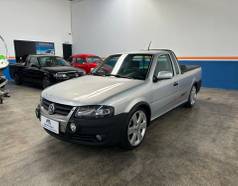 Comprar Picape Volkswagen Saveiro 1.6 G4 Flex Cinza 2010 em Aparecida-SP