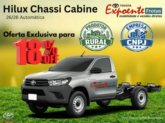 Carro 2.8 D-4D TURBO DIESEL CHASSI 4X4 AUTOMÁTICO