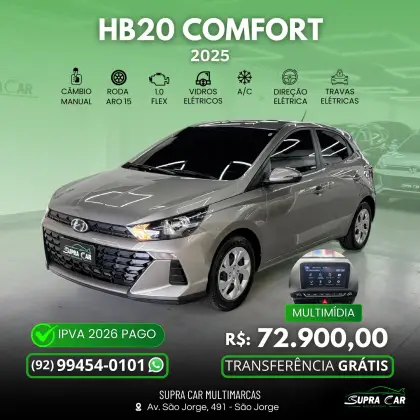 Carro 1.0 12V FLEX COMFORT PLUS MANUAL