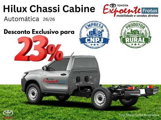 Carro 2.8 D-4D TURBO DIESEL CHASSI 4X4 AUTOMÁTICO