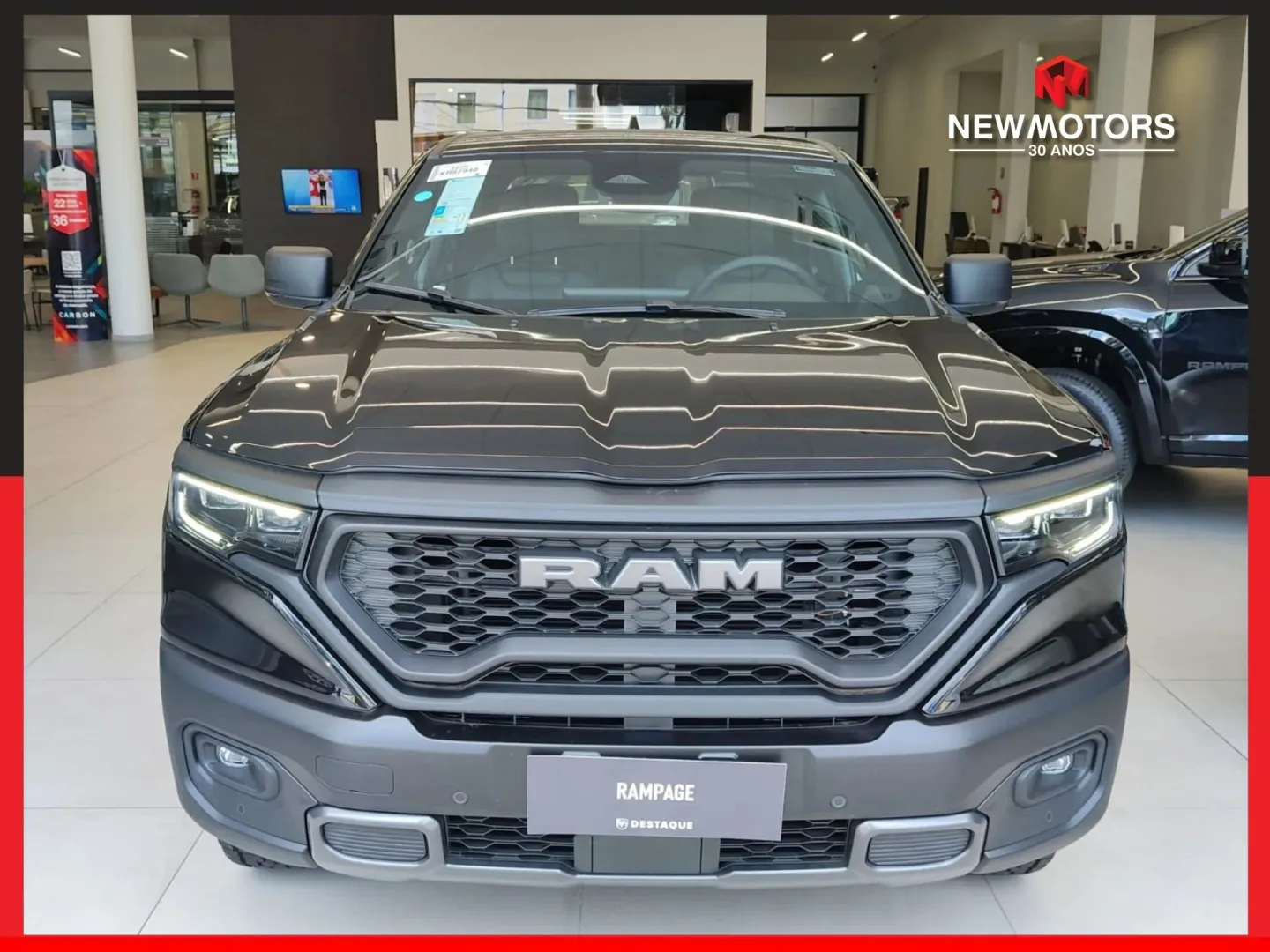 RAM RAMPAGE 2.0 HURRICANE 4 TURBO GASOLINA REBEL 4X4 AUTOMÁTICO