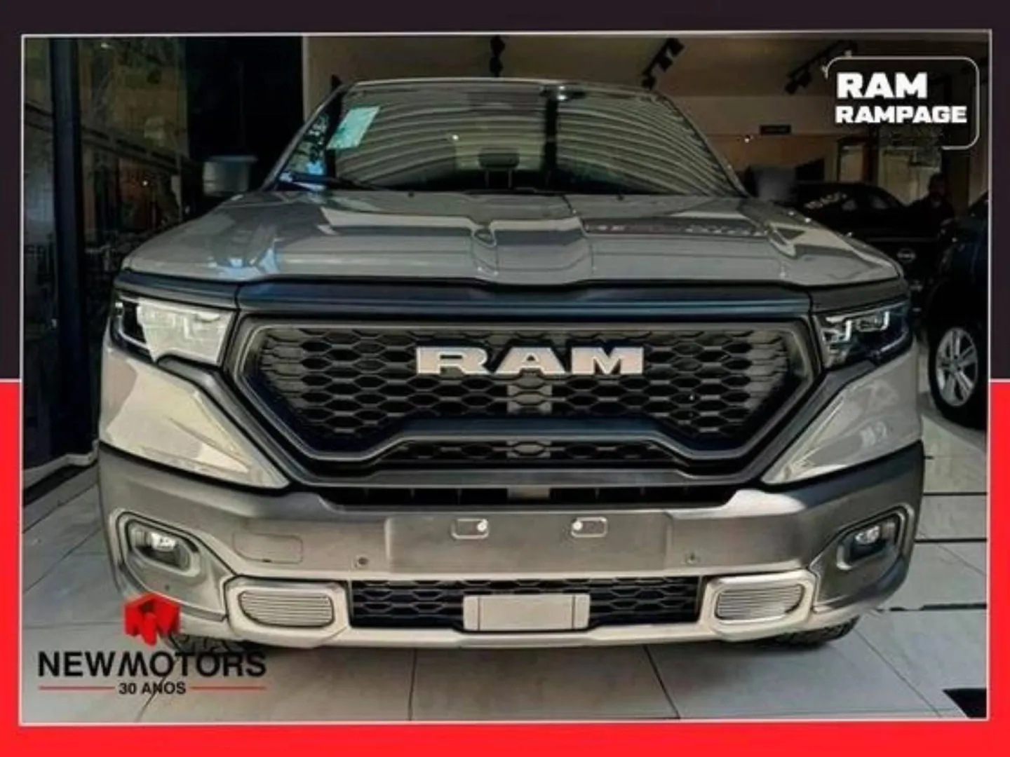 RAM RAMPAGE 2.0 HURRICANE 4 TURBO GASOLINA REBEL 4X4 AUTOMÁTICO