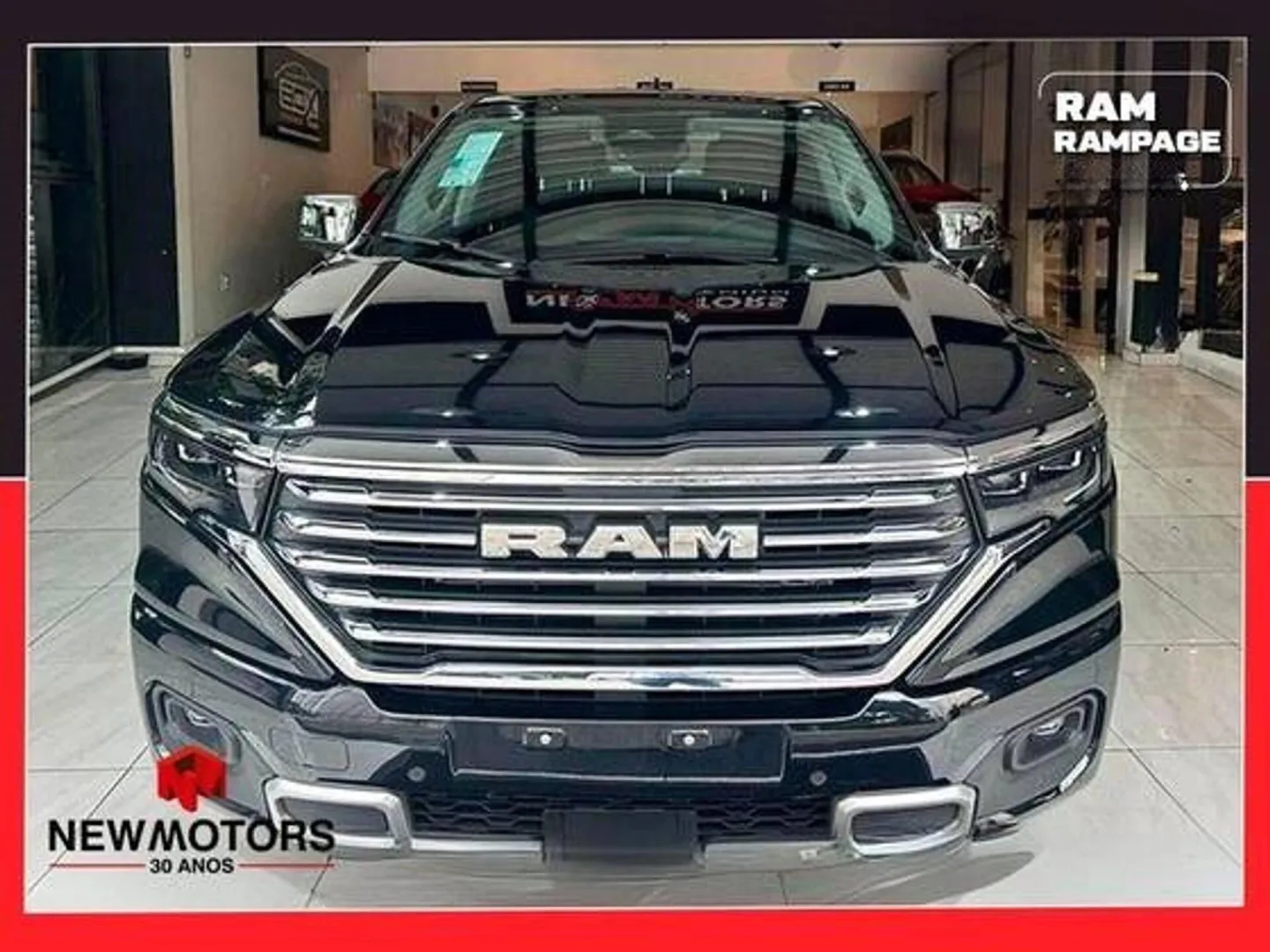 RAM RAMPAGE 2.0 HURRICANE 4 TURBO GASOLINA LARAMIE 4X4 AUTOMÁTICO