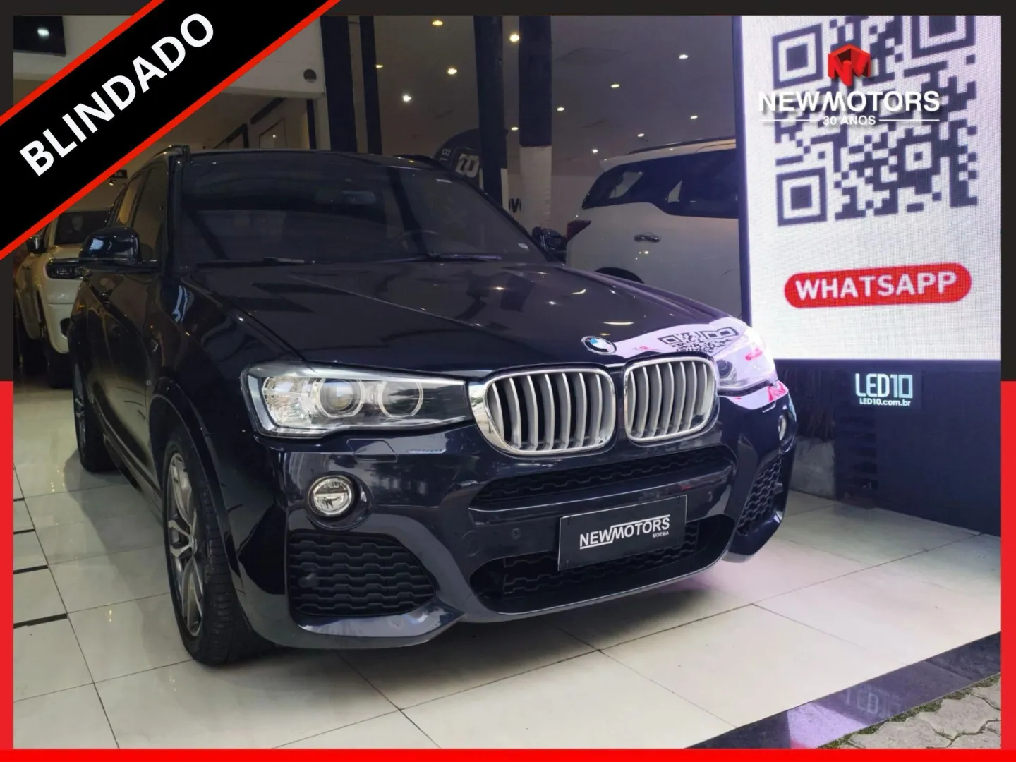 BMW X3 3.0 35I M SPORT 4X4 24V GASOLINA 4P AUTOMÁTICO