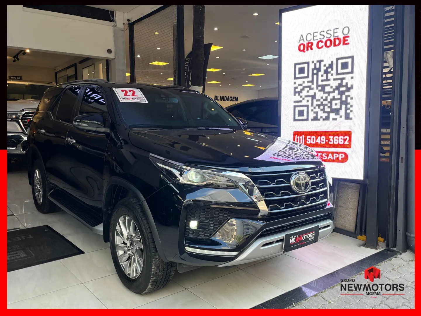 TOYOTA HILUX SW4 2.8 D-4D TURBO DIESEL SRX 7L 4X4 AUTOMÁTICO