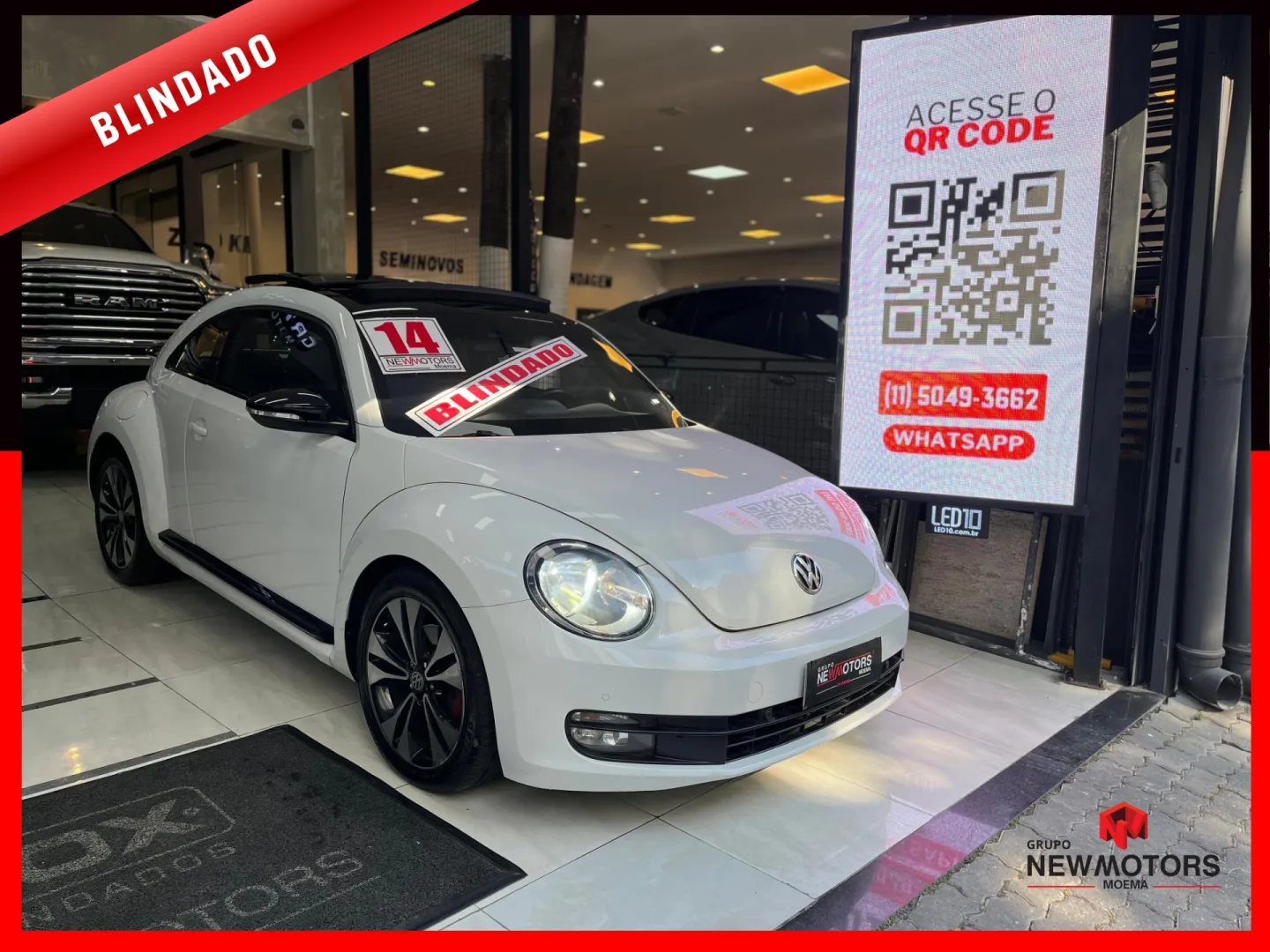 VOLKSWAGEN FUSCA 2.0 TSI 16V GASOLINA 2P AUTOMÁTICO