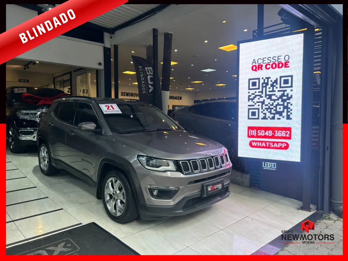 JEEP COMPASS 2.0 16V FLEX LONGITUDE AUTOMÁTICO