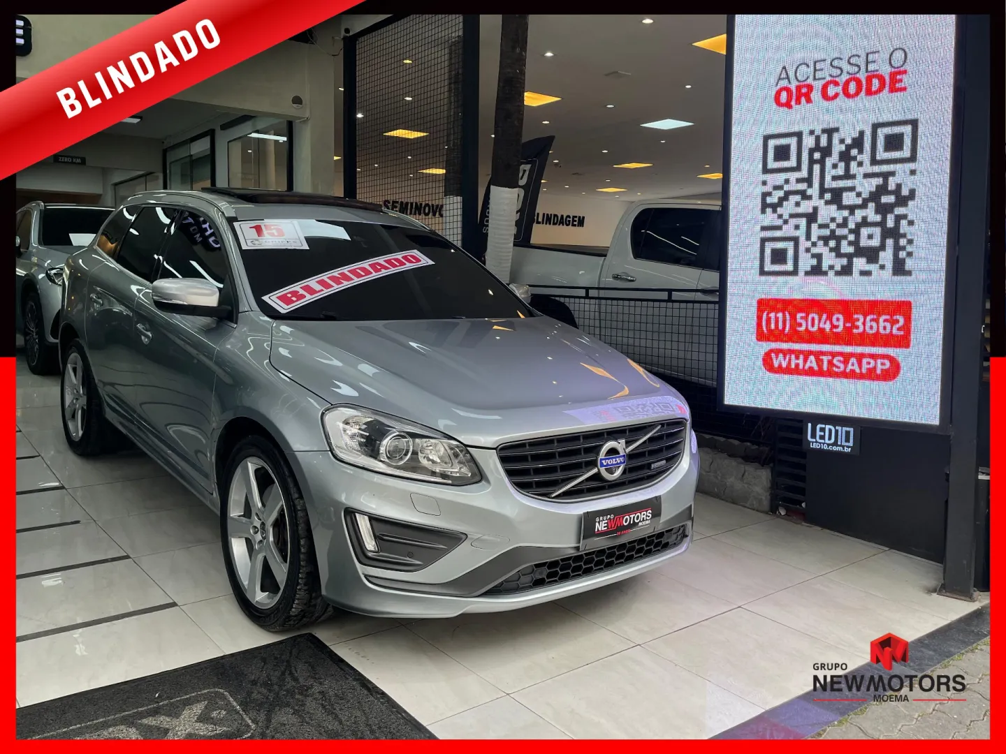 VOLVO XC60 2.0 T5 R DESIGN TURBO GASOLINA 4P AUTOMÁTICO