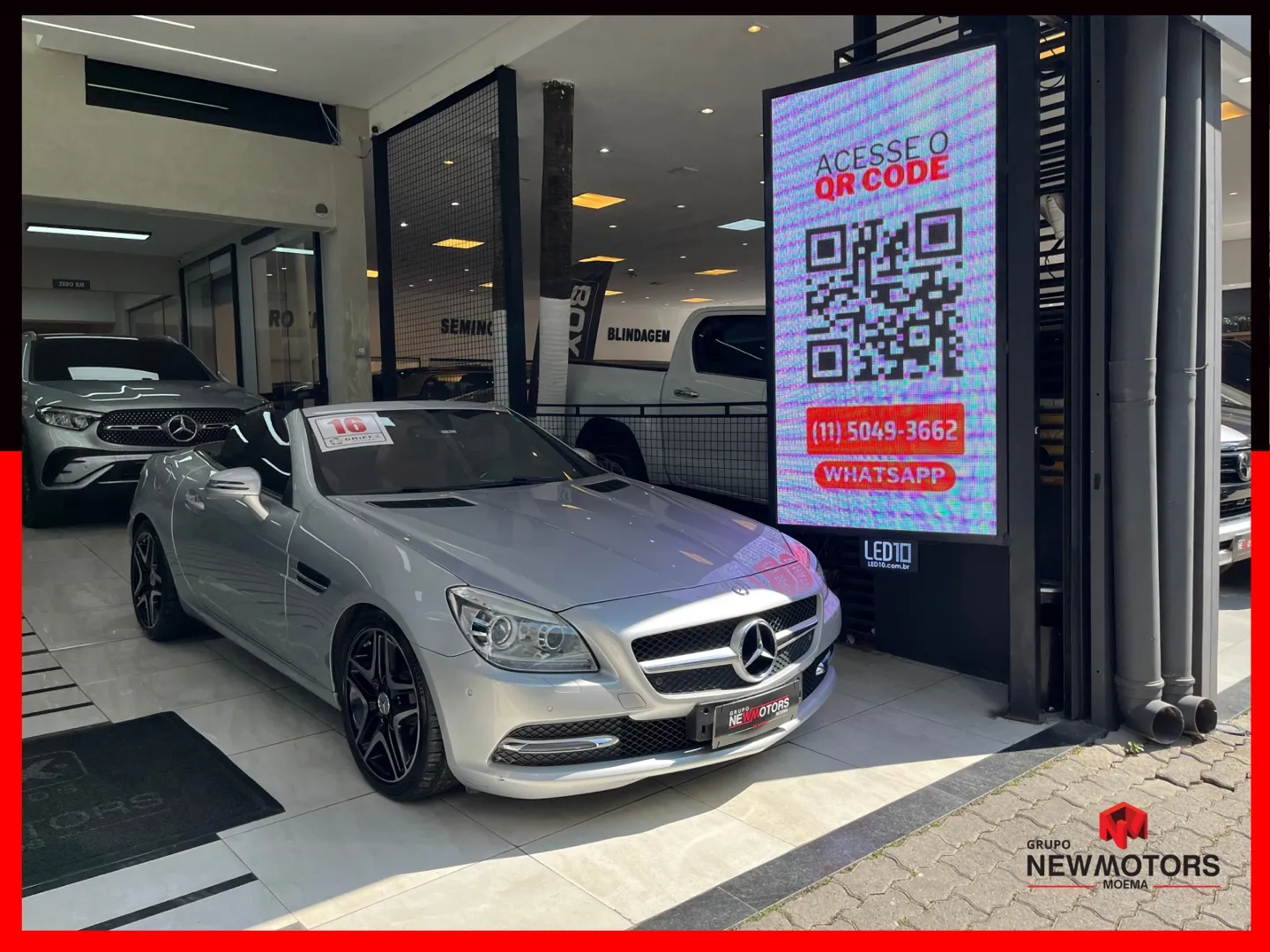 MERCEDES-BENZ SLK 300 2.0 CGI 16V GASOLINA 2P AUTOMÁTICO