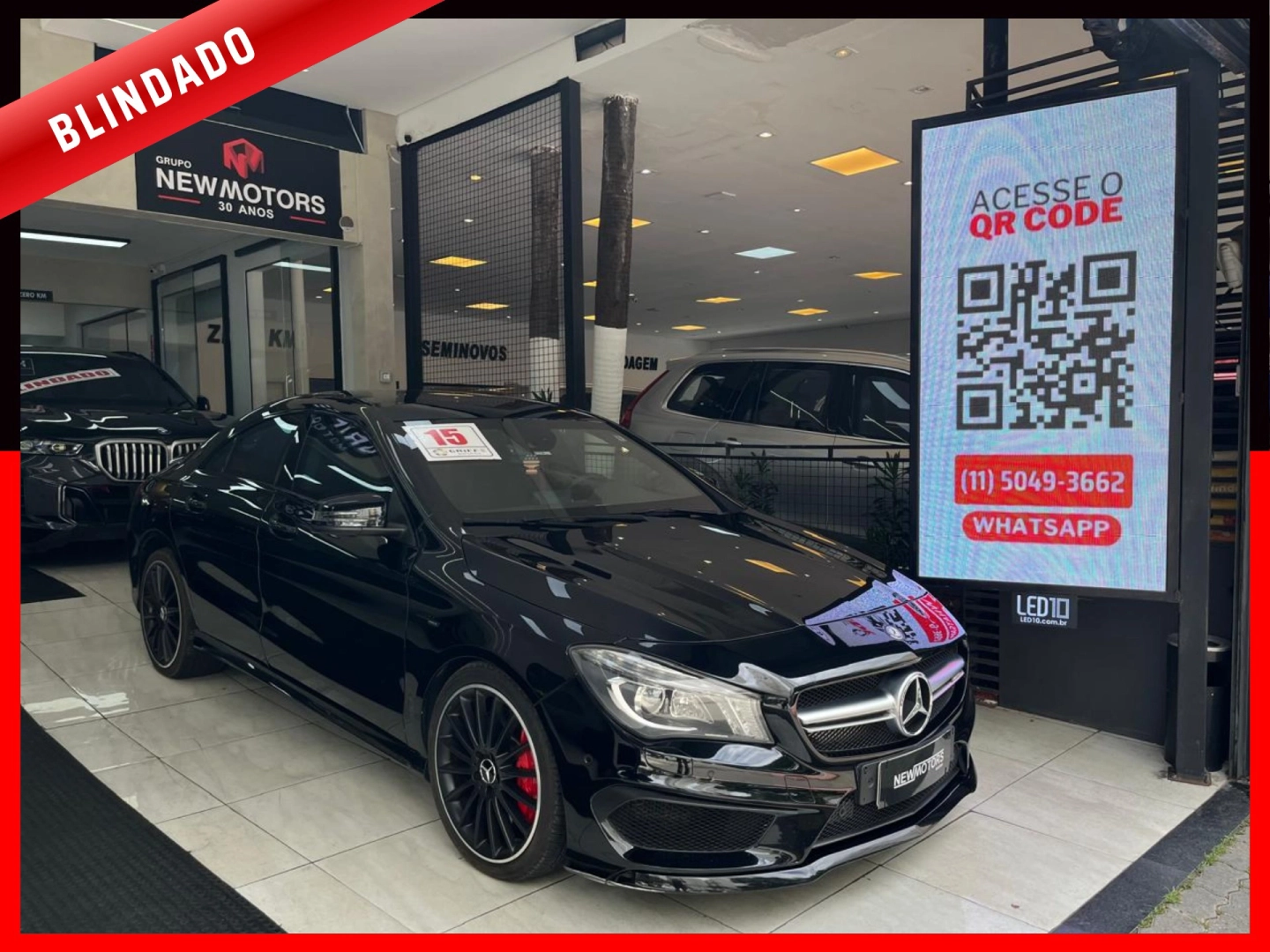 MERCEDES-BENZ CLA 45 AMG 2.0 16V TURBOCHARGED GASOLINA 4P AUTOMÁTICO