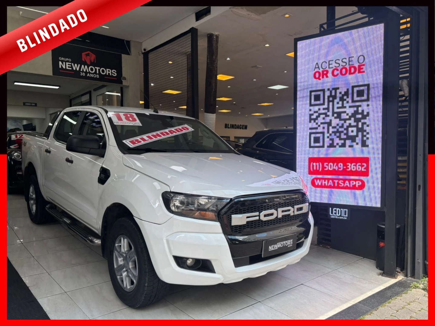 FORD RANGER 2.2 XLS 4X4 CD 16V DIESEL 4P AUTOMÁTICO