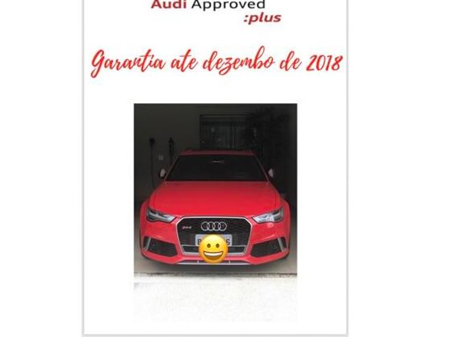 AUDI RS6 4.0 AVANT V8 32V BI-TURBO GASOLINA 4P TIPTRONIC AUDI RS6 4.0 AVANT V8 32V BI-TURBO GASOLINA 4P TIPTRONIC 2015/2016