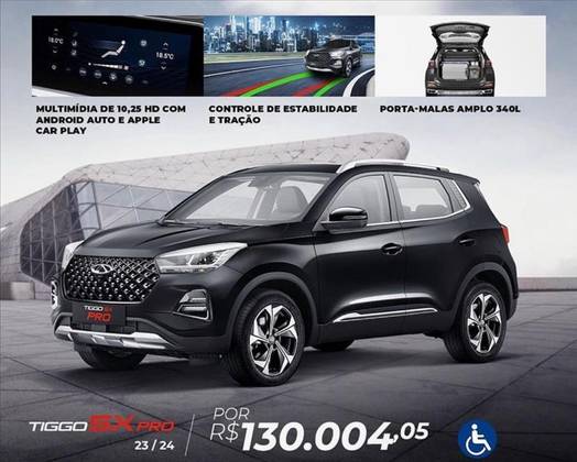 CAOA CHERY TIGGO 5X PRO 1.5 VVT TURBO iFLEX CVT