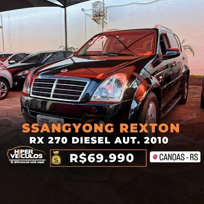SSANGYONG REXTON 2.7 I5 XDI DIESEL RX270 4WD AUTOMÁTICO