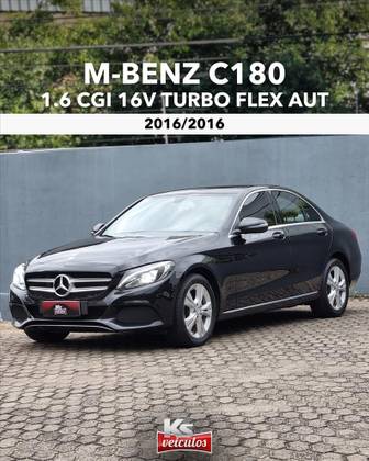 MERCEDES-BENZ C 180 1.6 CGI 16V TURBO FLEX 4P AUTOMÁTICO