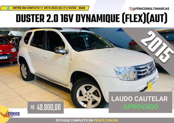 RENAULT DUSTER 2.0 DYNAMIQUE 4X2 16V FLEX 4P AUTOMÁTICO