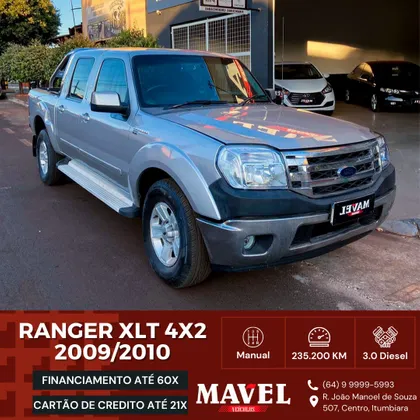 FORD RANGER 3.0 XLT 4X2 CD 16V TURBO ELETRONIC DIESEL 4P MANUAL