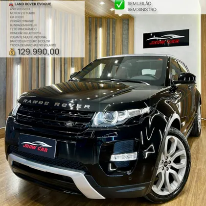 LAND ROVER RANGE ROVER EVOQUE 2.0 DYNAMIC 4WD 16V GASOLINA 4P AUTOMÁTICO