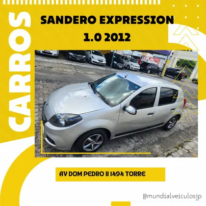 RENAULT SANDERO 1.0 EXPRESSION 16V FLEX 4P MANUAL