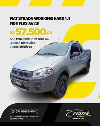 FIAT STRADA 1.4 MPI HARD WORKING CE 8V FLEX 2P MANUAL