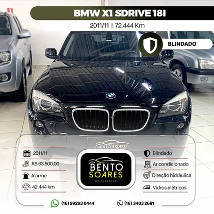 BMW X1 2.0 18I S-DRIVE 4X2 16V GASOLINA 4P AUTOMÁTICO