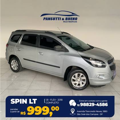 CHEVROLET SPIN 1.8 ADVANTAGE 8V FLEX 4P AUTOMÁTICO