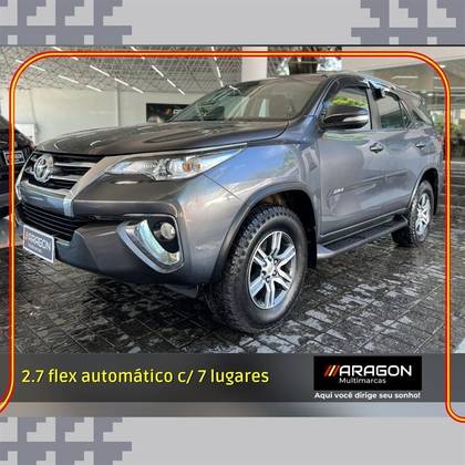 TOYOTA HILUX SW4 2.7 SR 7 LUGARES 4X2 16V FLEX 4P AUTOMÁTICO