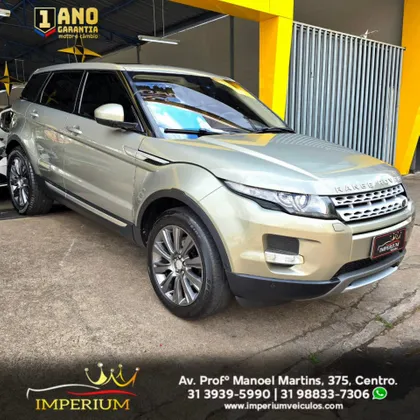 LAND ROVER RANGE ROVER EVOQUE 2.0 PRESTIGE 4WD 16V GASOLINA 4P AUTOMÁTICO