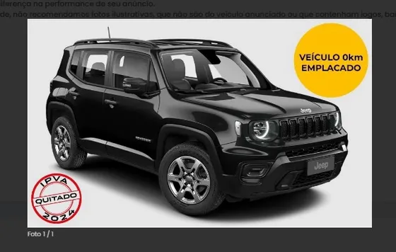 JEEP RENEGADE 1.3 T270 TURBO FLEX SPORT AT6