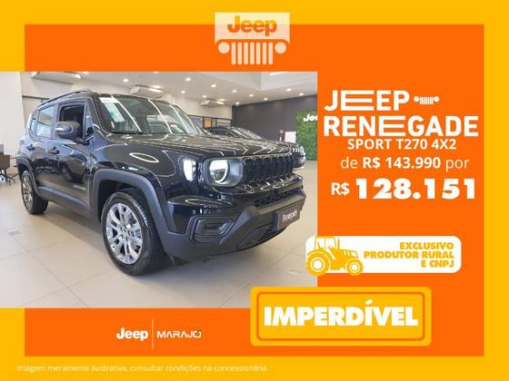 JEEP RENEGADE 1.3 T270 TURBO FLEX SPORT AT6