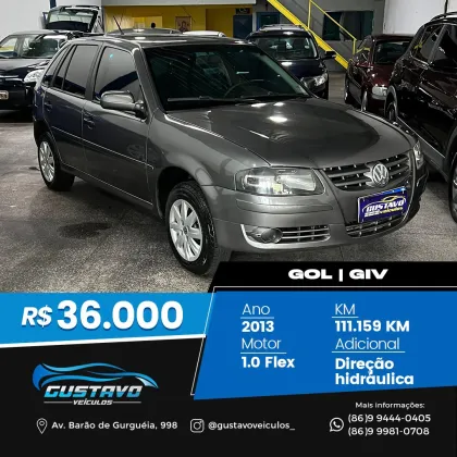 VOLKSWAGEN GOL 1.0 MI 8V FLEX 4P MANUAL G.IV