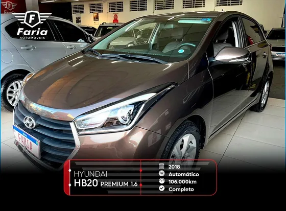 HYUNDAI HB20 1.6 PREMIUM 16V FLEX 4P AUTOMÁTICO