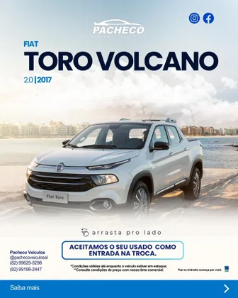 FIAT TORO 2.0 16V TURBO DIESEL VOLCANO 4WD AT9