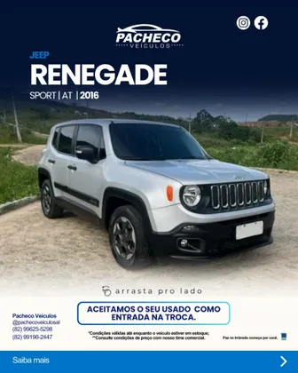 JEEP RENEGADE 1.8 16V FLEX SPORT 4P AUTOMÁTICO