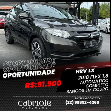 HONDA HR-V 1.8 16V FLEX LX 4P AUTOMÁTICO