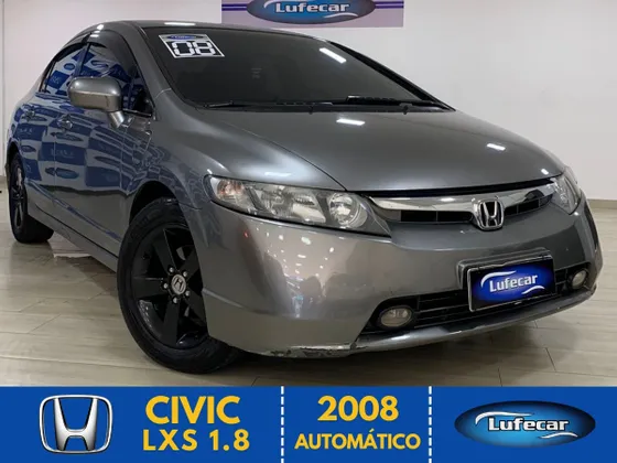 HONDA CIVIC 1.8 LXS 16V FLEX 4P AUTOMÁTICO