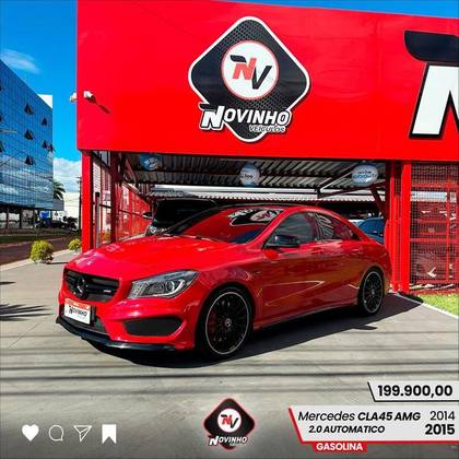 MERCEDES-BENZ CLA 45 AMG 2.0 16V TURBOCHARGED GASOLINA 4P AUTOMÁTICO