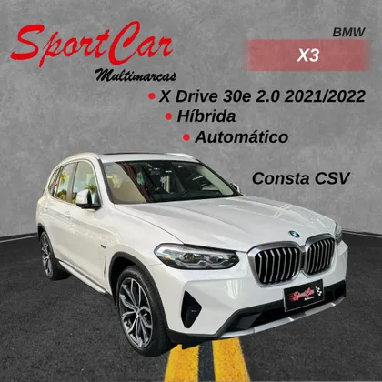 BMW X3 2.0 16V HÍBRIDO X LINE XDRIVE30E STEPTRONIC