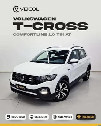 VOLKSWAGEN T-CROSS 1.0 200 TSI TOTAL FLEX COMFORTLINE AUTOMÁTICO