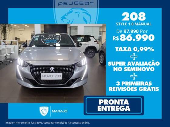 PEUGEOT 208 1.0 FIREFLY FLEX STYLE MANUAL